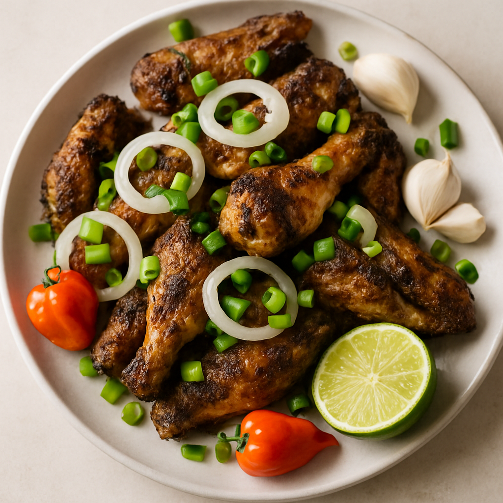Alitas de Pollo al Estilo Jerk