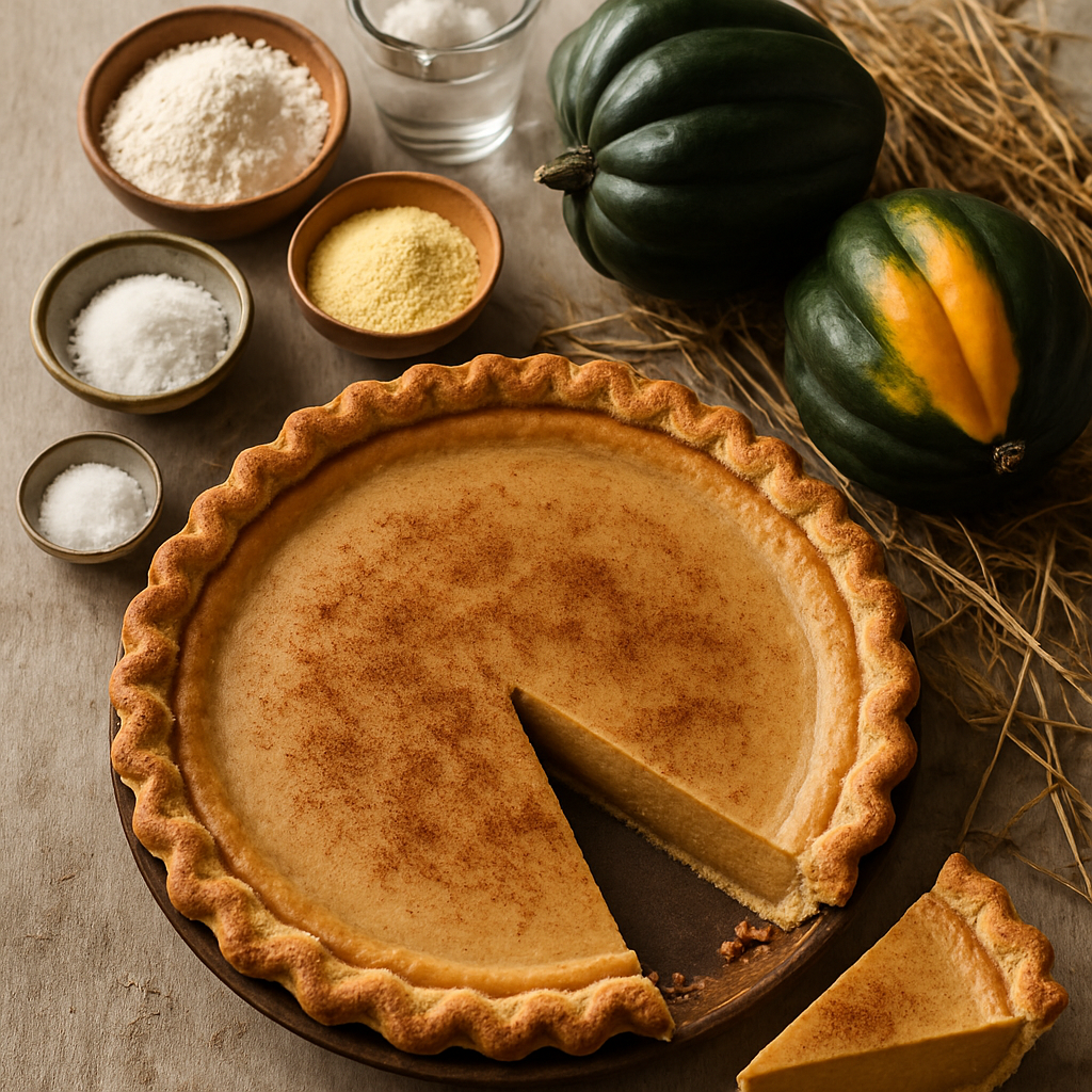 Pastel de Calabaza Bellota con Arce y Miel