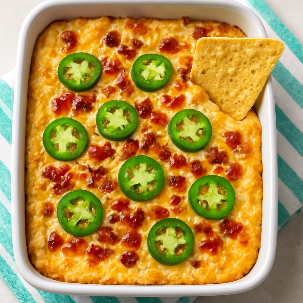 Dip de Jalapeños Rellenos Dulce y Picante