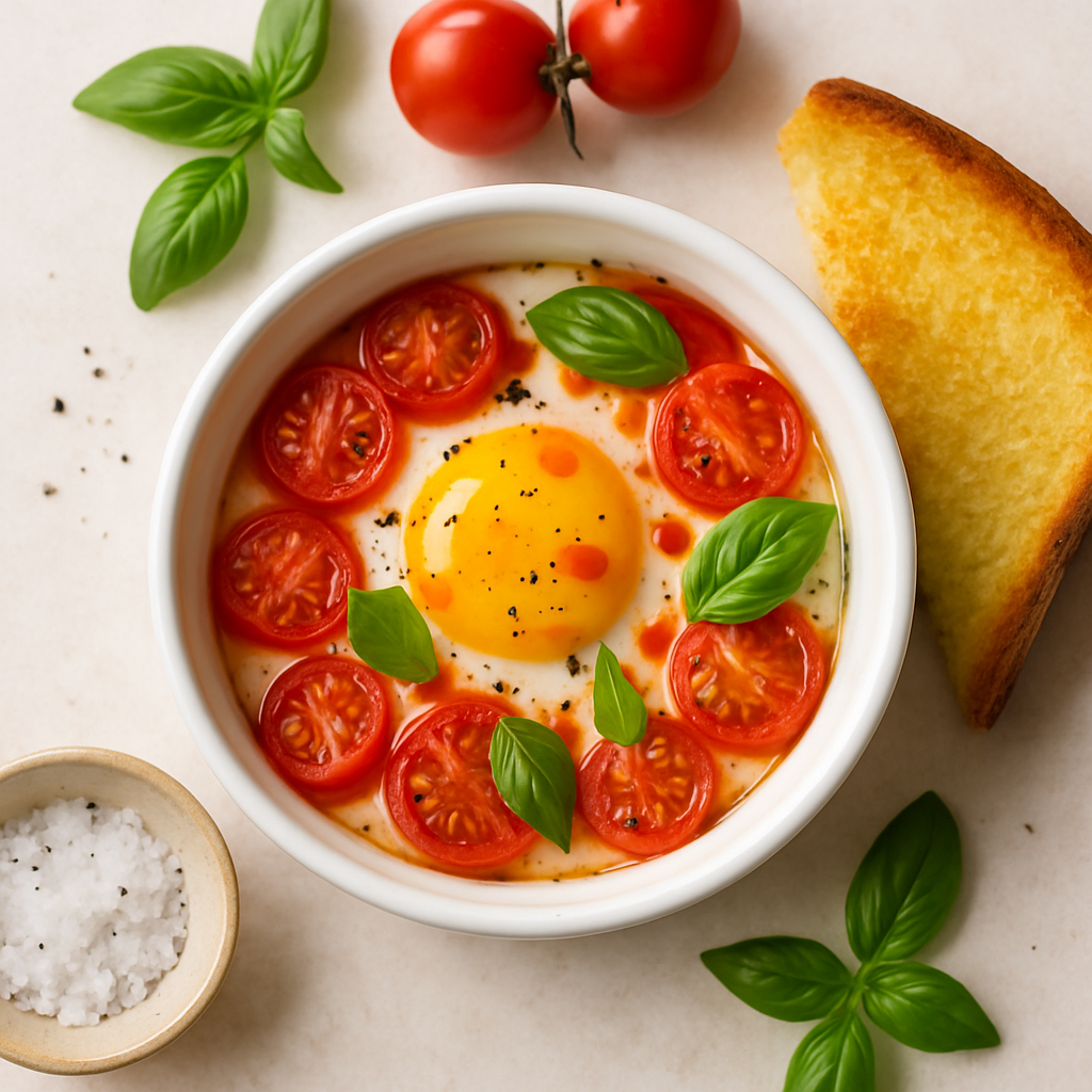 Individual Baked Eggs with Tabasco