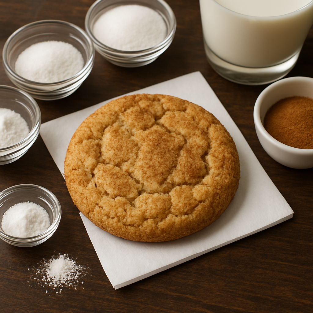 Eggless Snickerdoodle Cookies