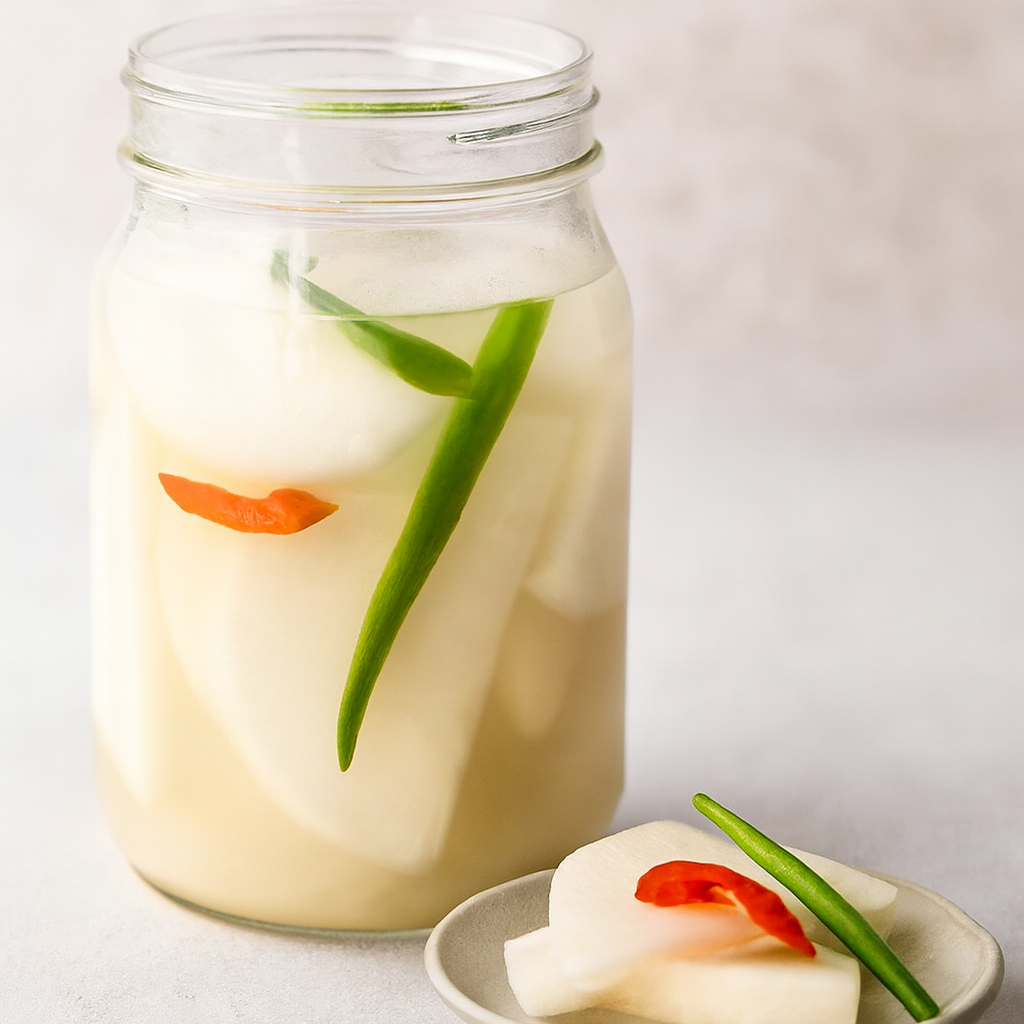 Dongchimi (Korean Radish Water Kimchi)