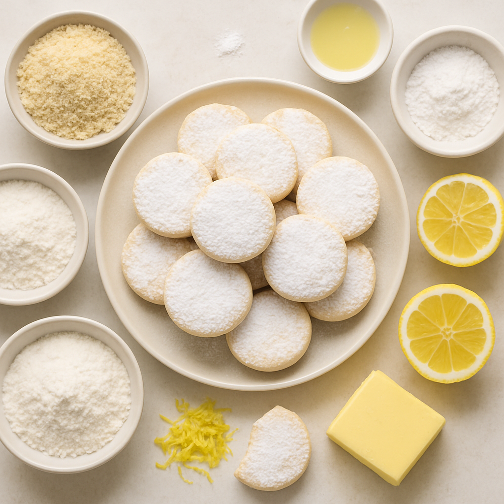 Spanish Lemon Polvorones