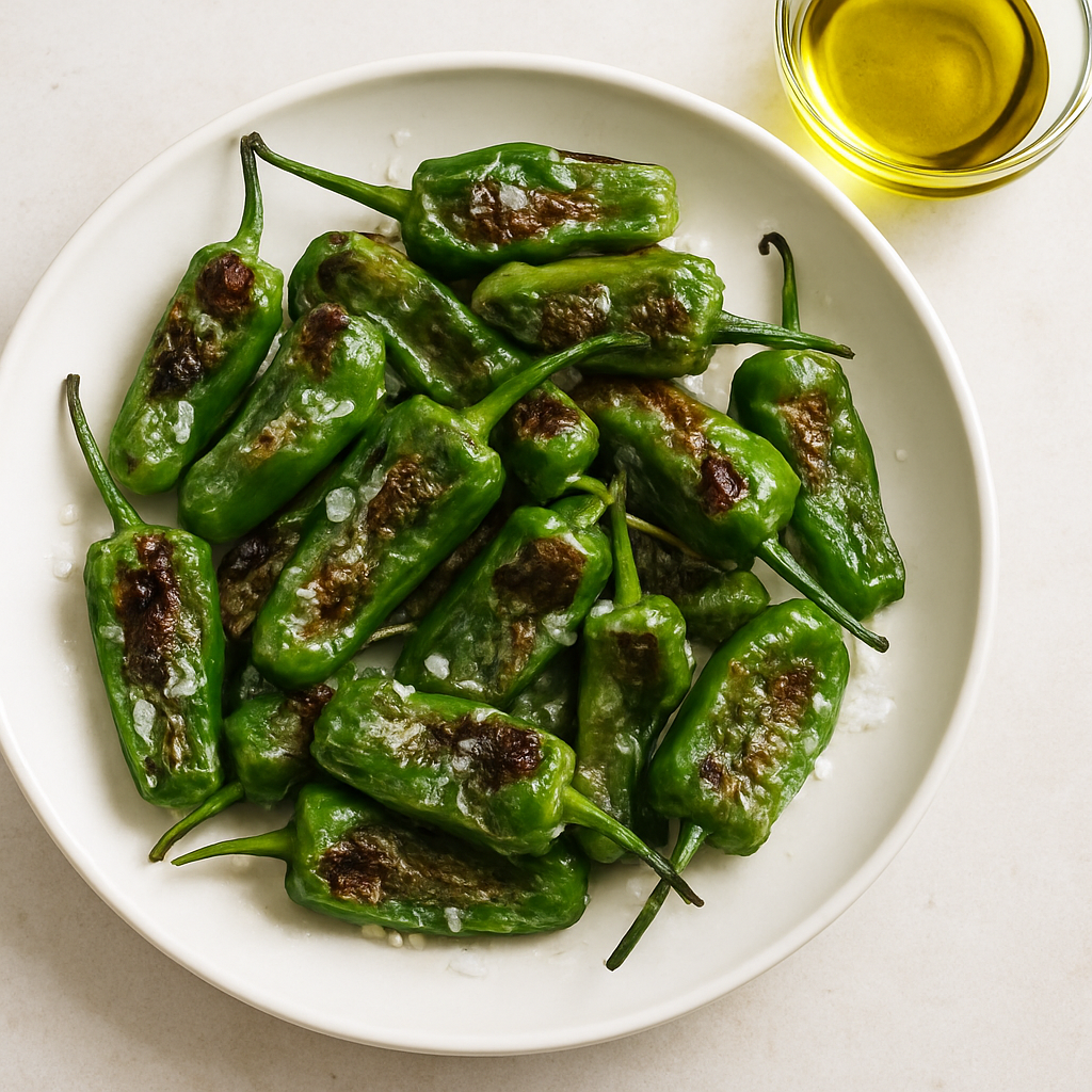 Spanish-Style Blistered Padrón Peppers