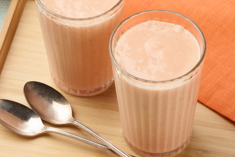 Batido de Papaya y Plátano