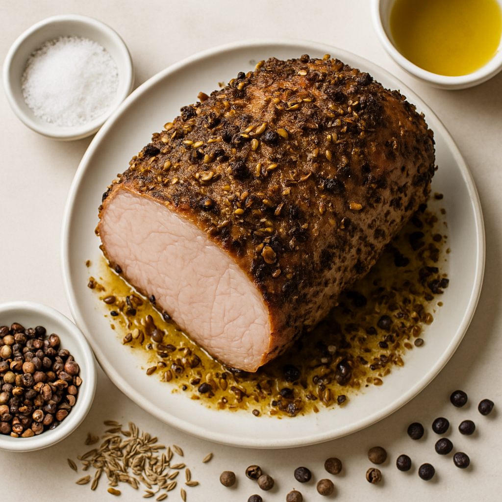 Roasted Salt- and Spice-Packed Pork Loin