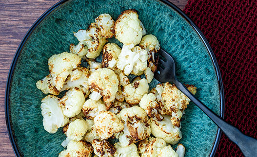 Roasted Cauliflower with Parmesan