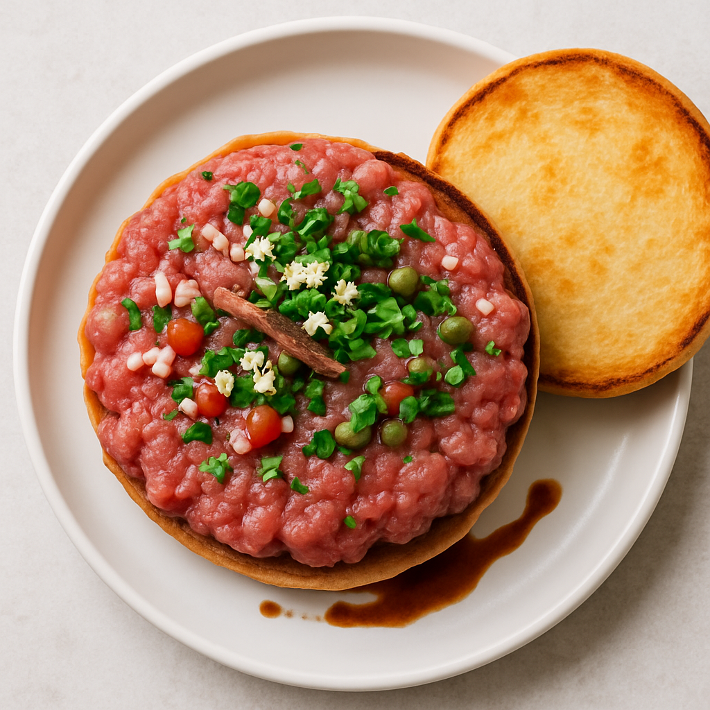 Beef Tartare Burger