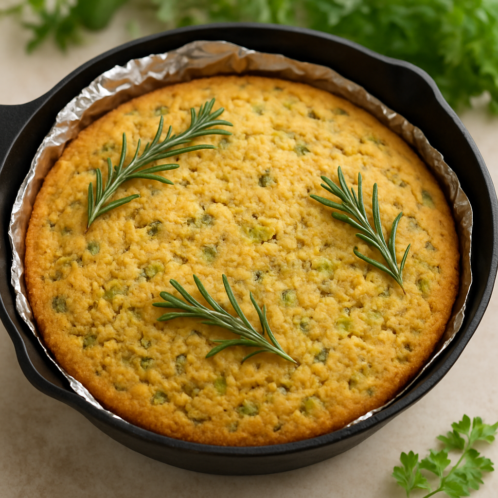 Herbed Skillet Cornbread