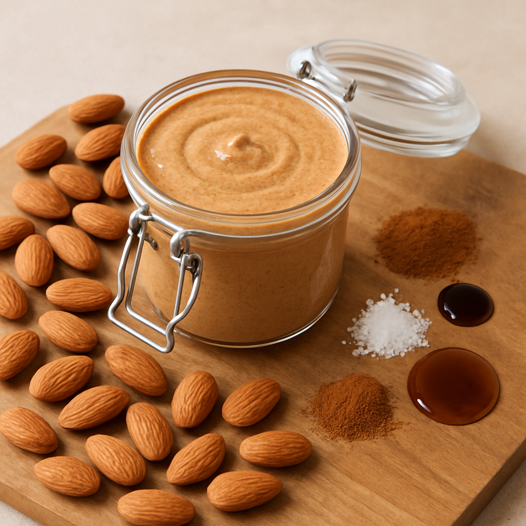 Mantequilla de Almendra Casera