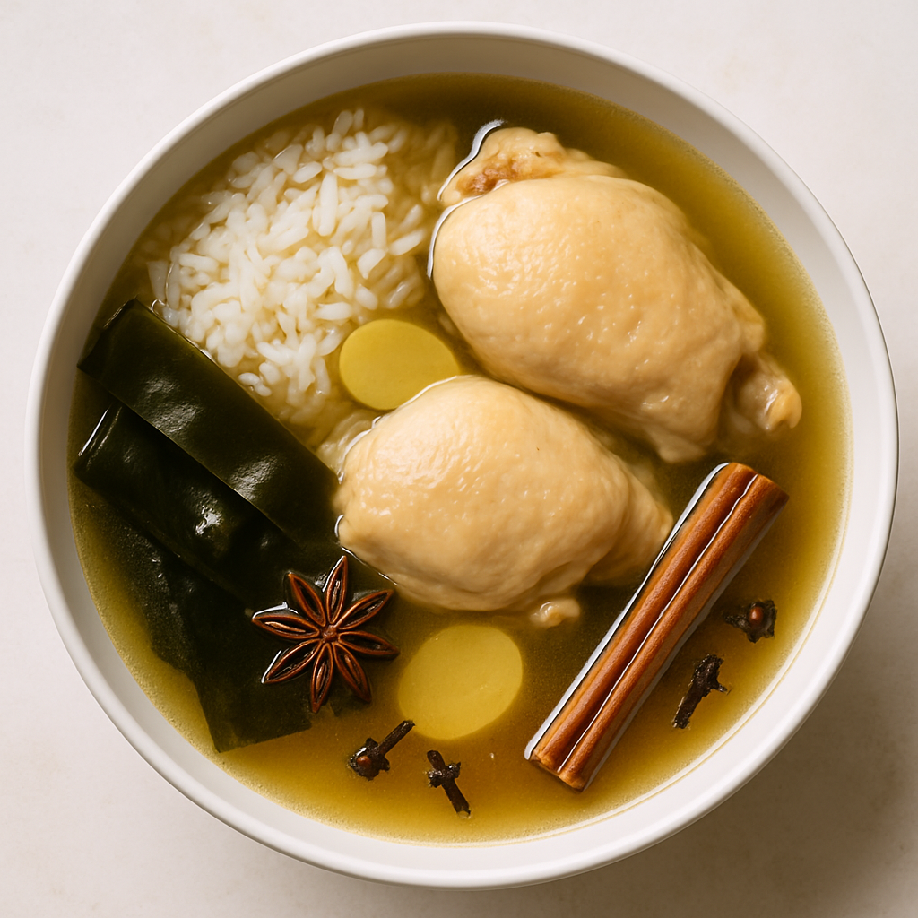 Vietnamese Chicken Soup With Rice