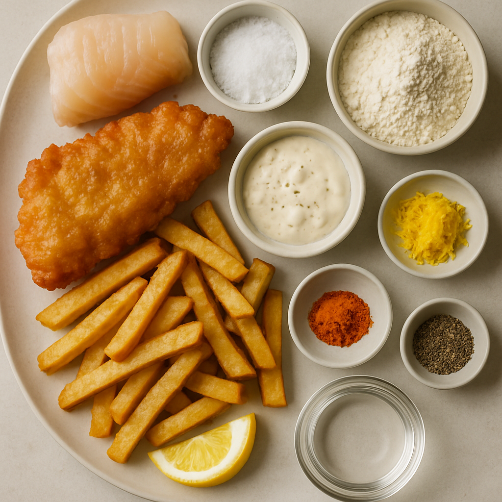 Pescado y Papas Fritas de Parker