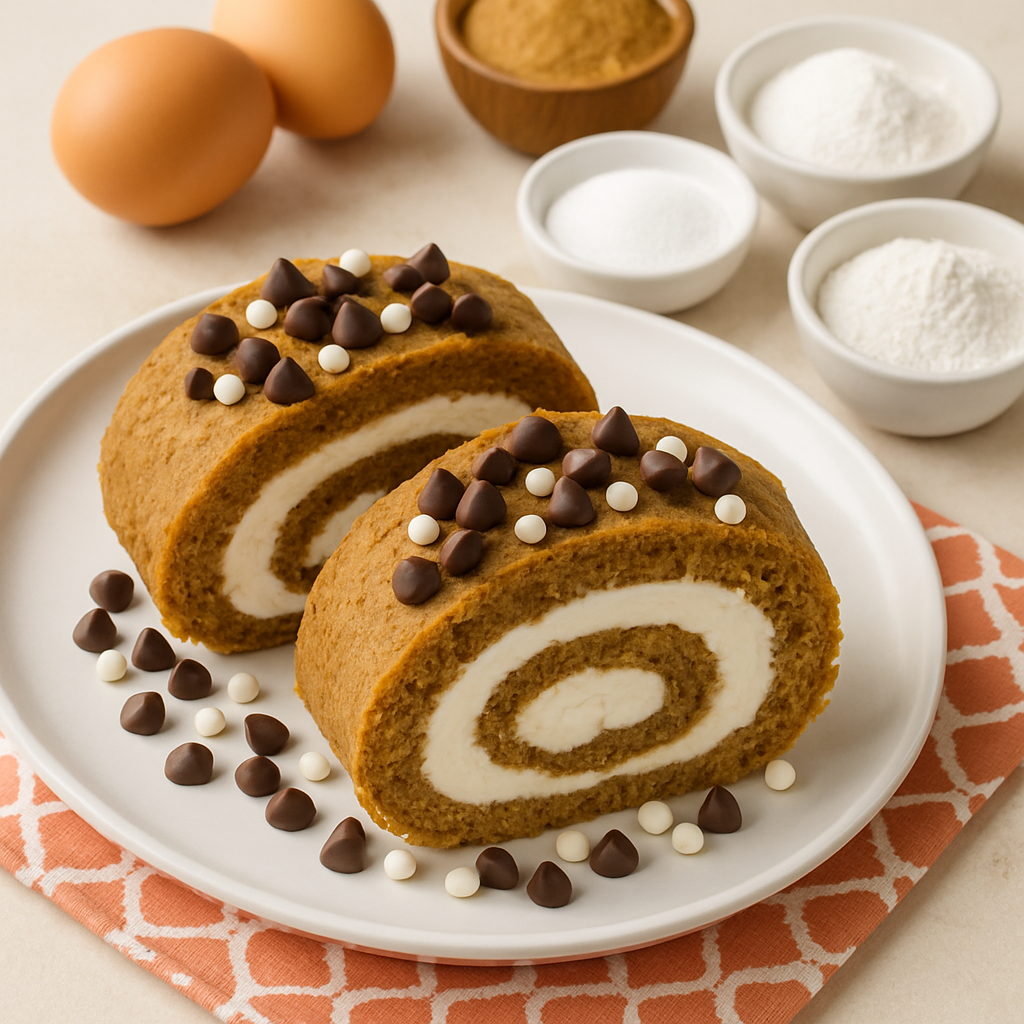 S'mores Pumpkin Roll