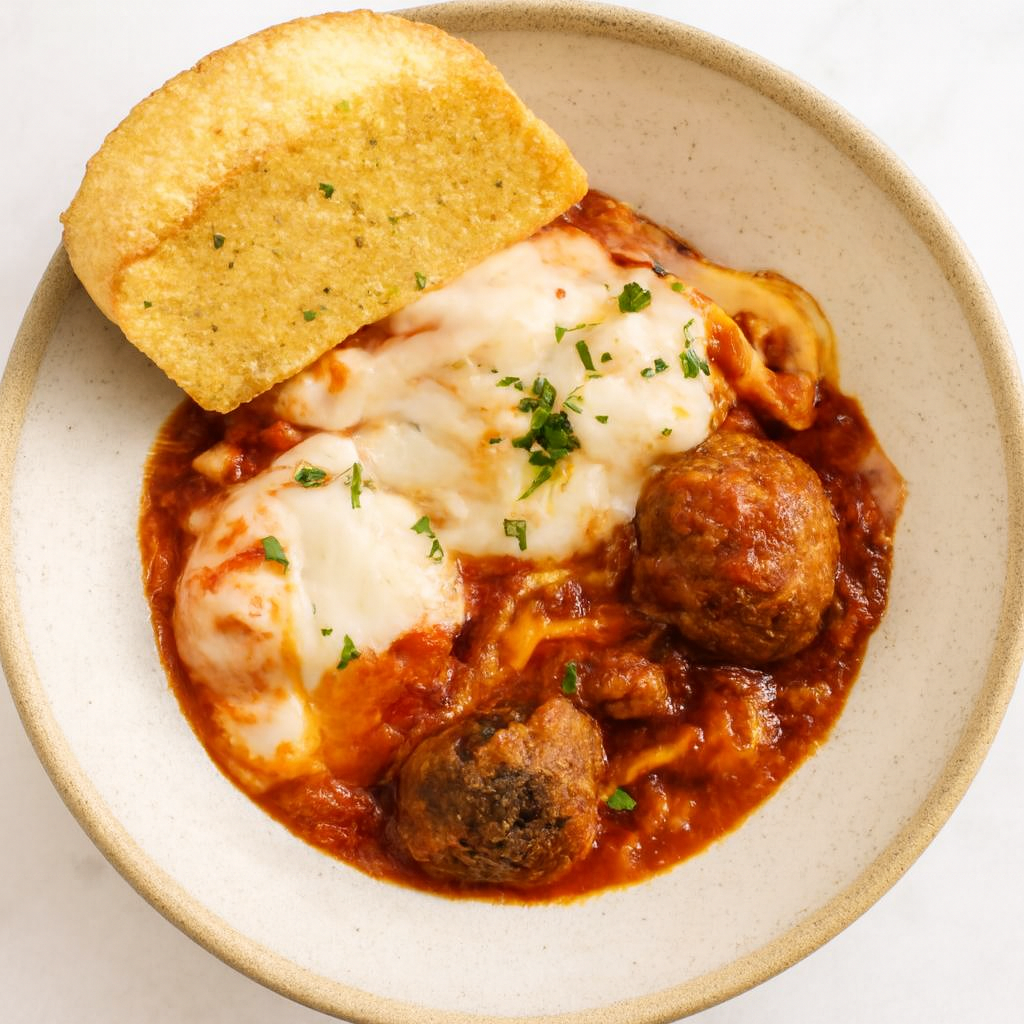 Sartén de Albóndigas y Lasaña
