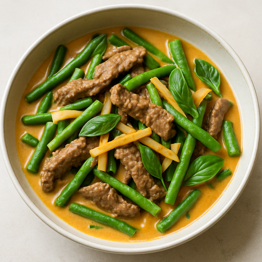 Salteado de Carne de Res y Verduras Tailandesas
