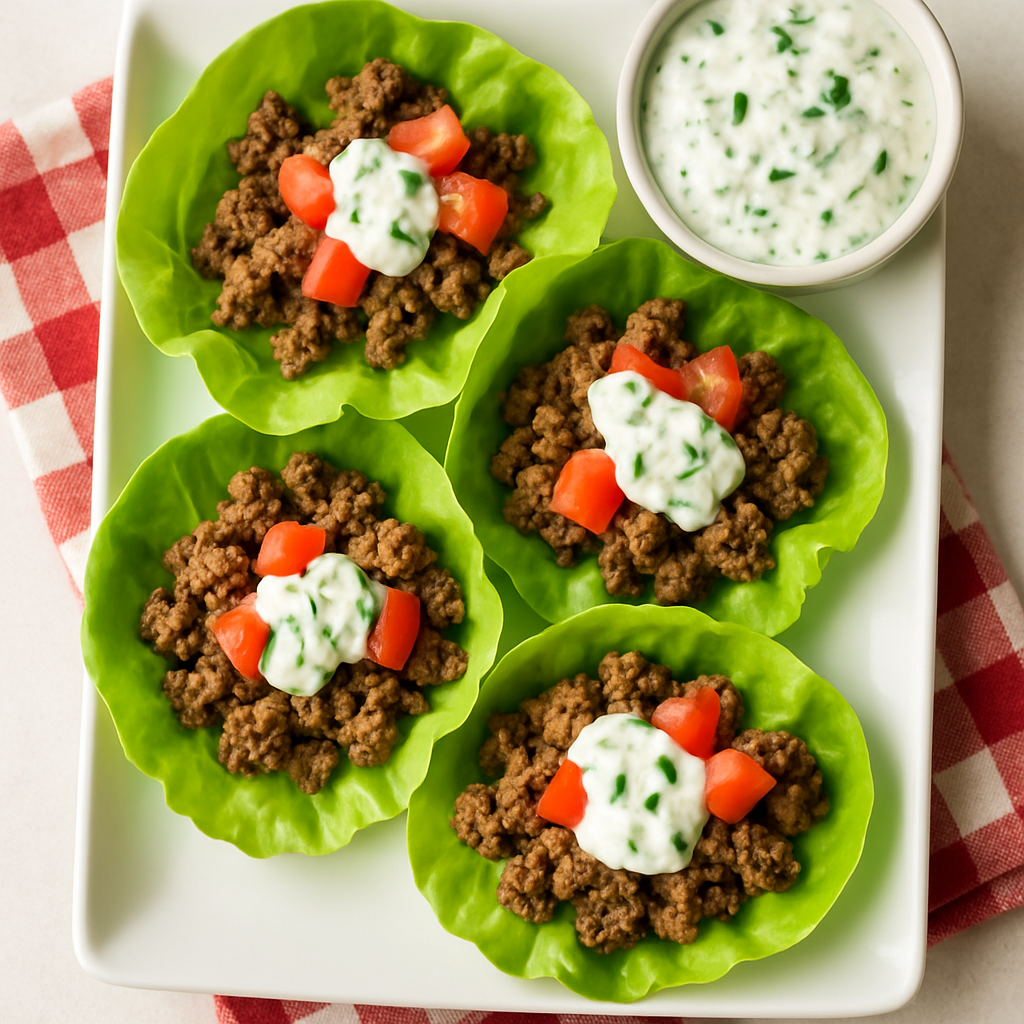 Gyro Lettuce Wraps