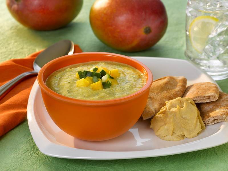 Sopa de Mango y Pepino