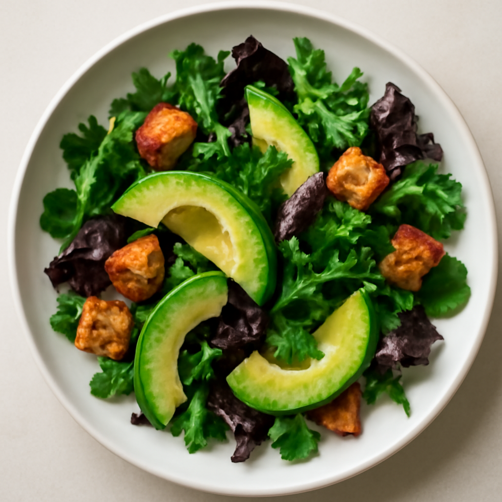 Avocado & Leaf Salad