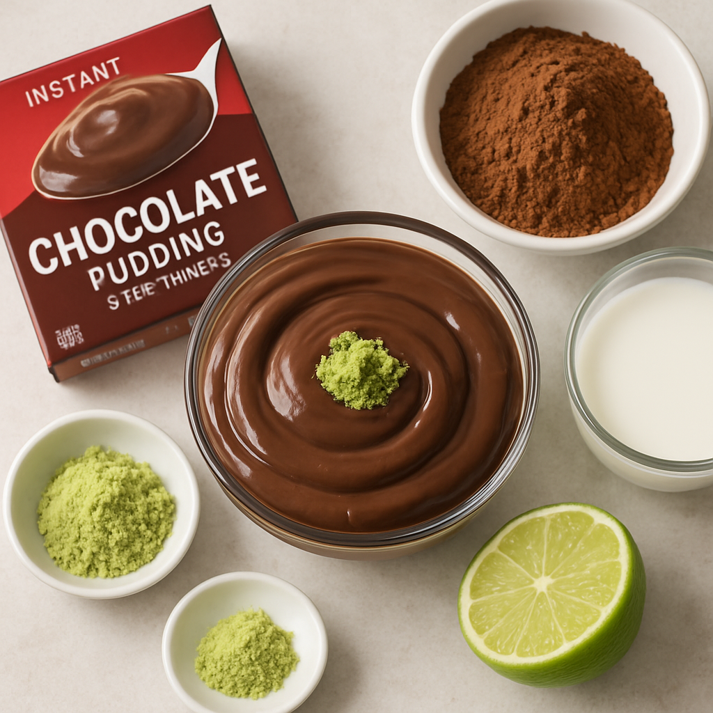 Pudín de Chocolate con Wasabi