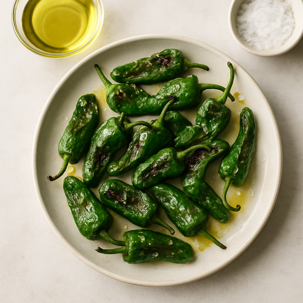 Spanish-Style Blistered Padrón Peppers