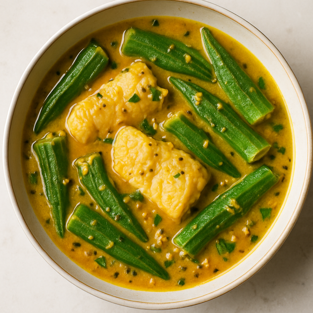 Curry de Pescado con Quimbombó