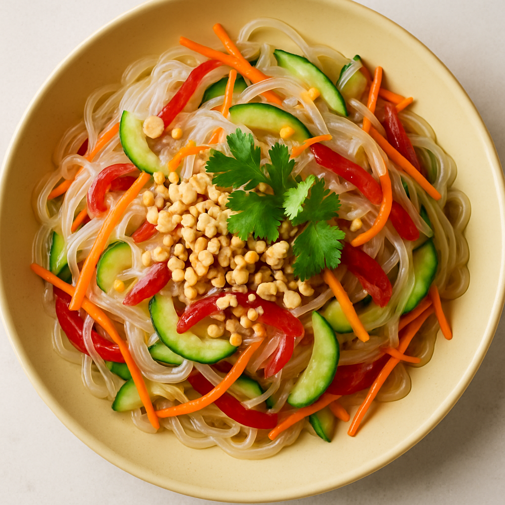 Bean Thread Noodles with Pickled Vegetables