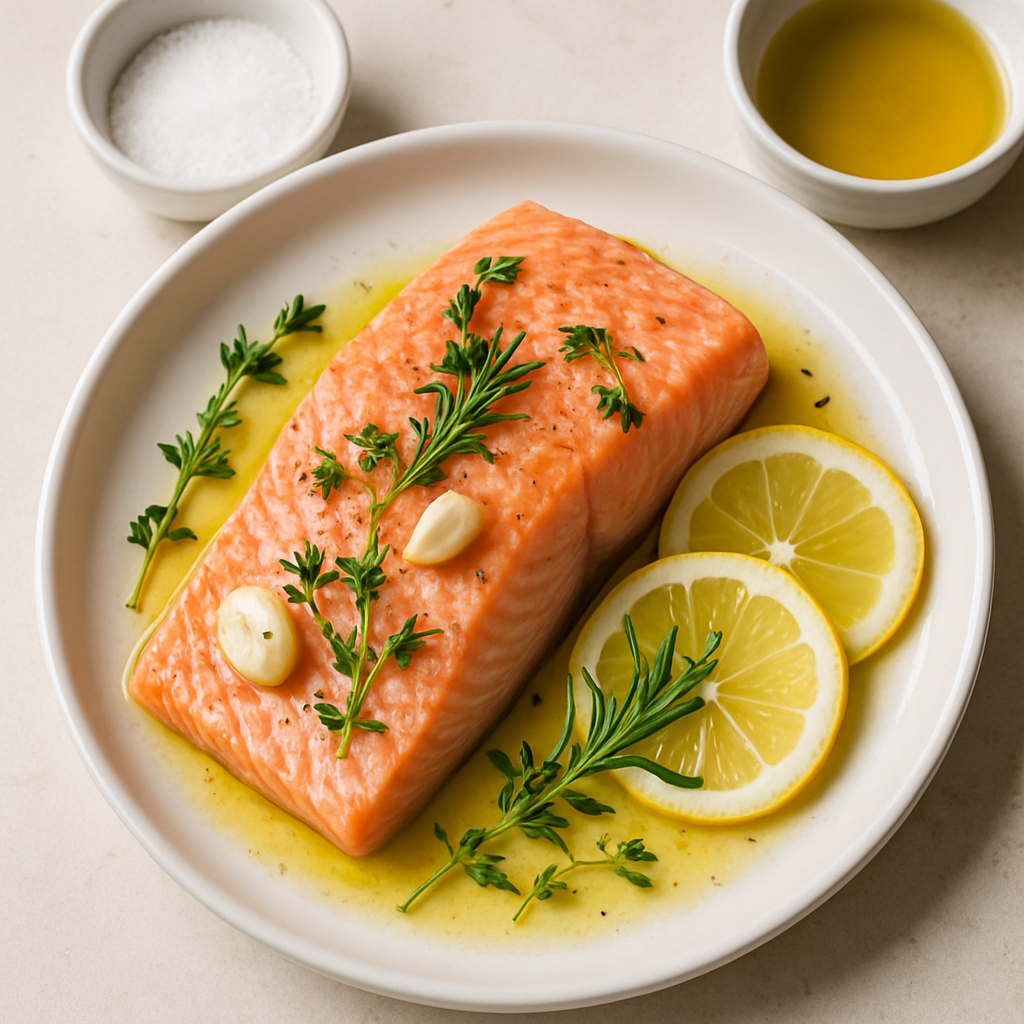 Salmón Cocido al Vacío