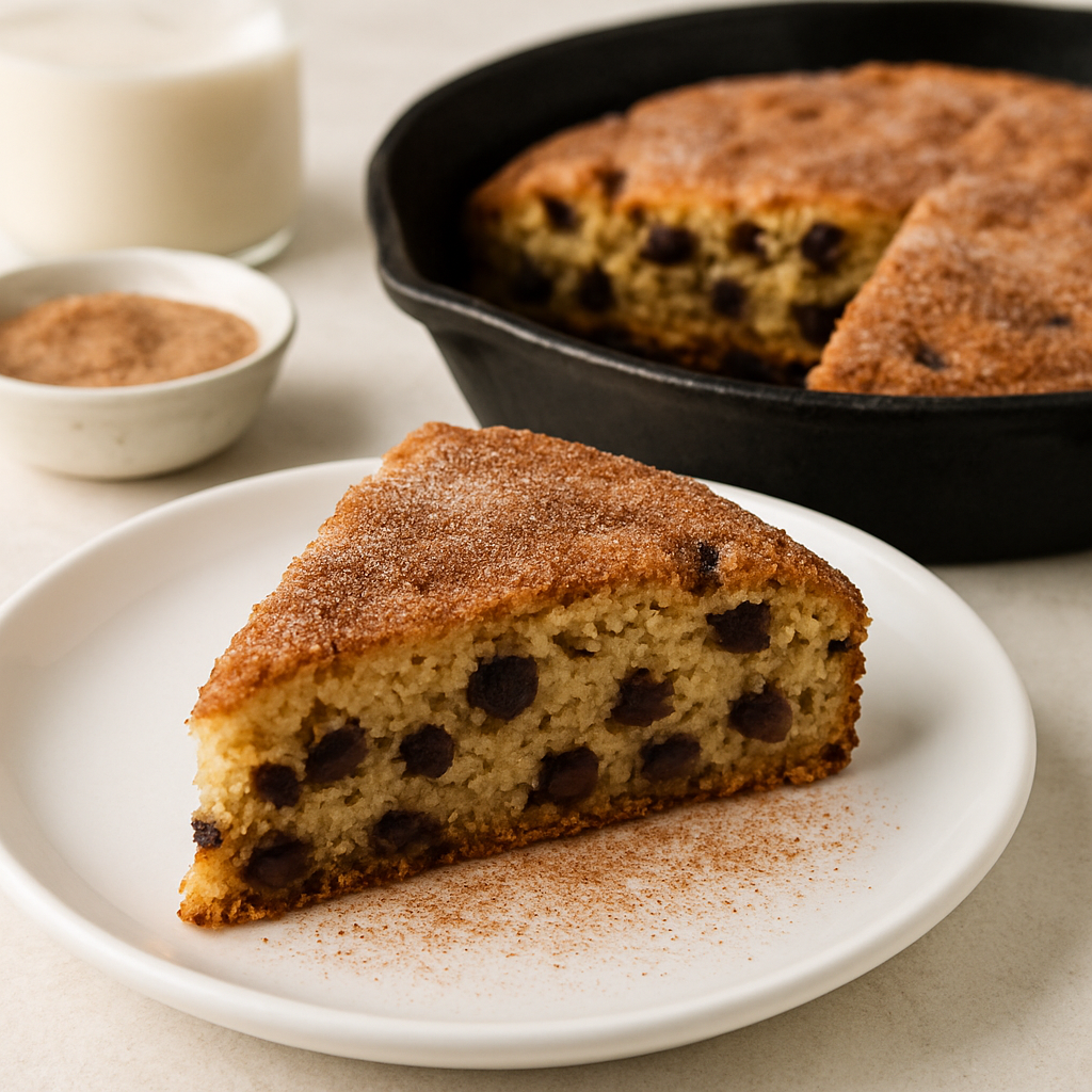Skillet Chocolate Chip Coffee Cake