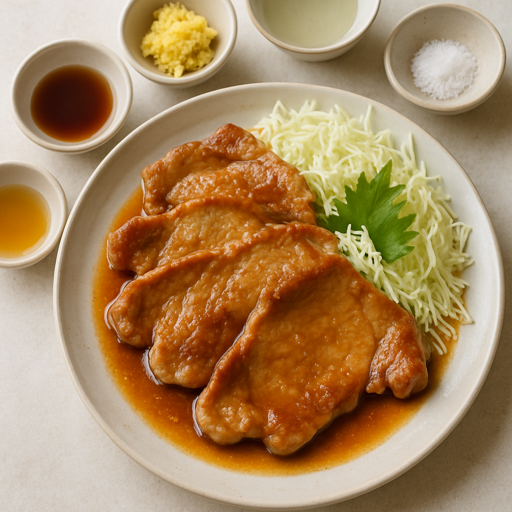 Shogayaki (Japanese Ginger Pork Chops)