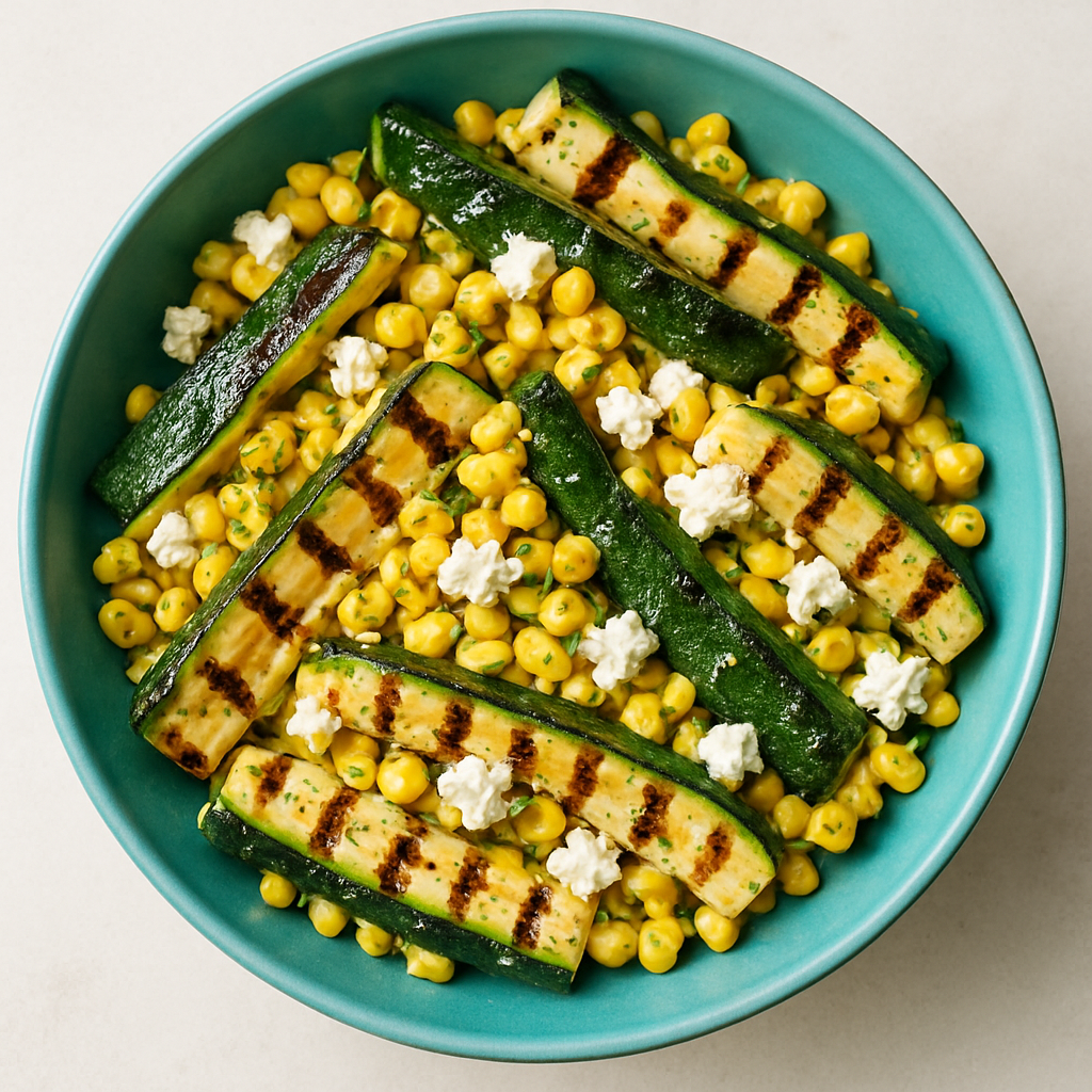 Grilled Zucchini-Corn Salad