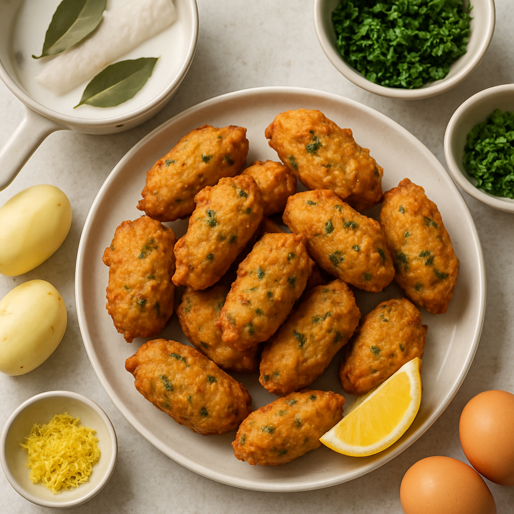 Bolitas de Bacalao Frito Brasileño