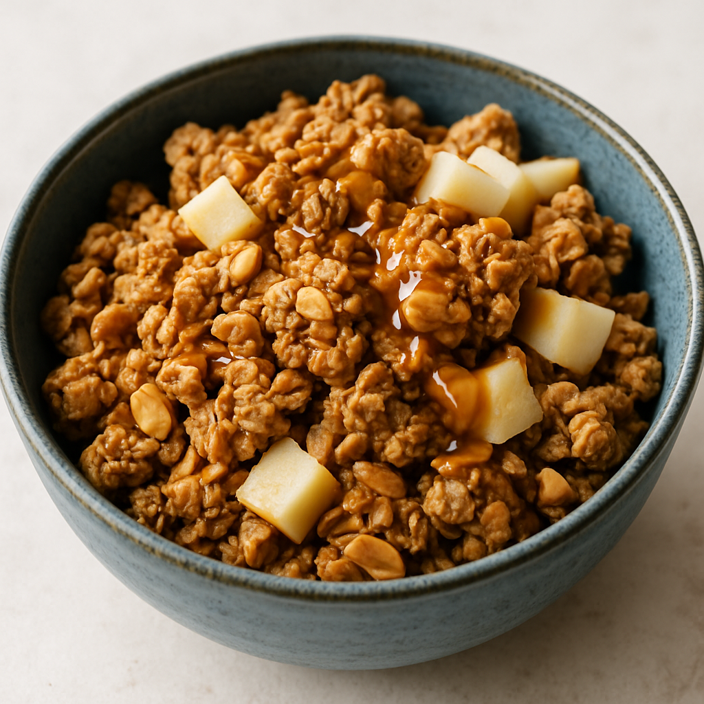 Granola de Mantequilla de Cacahuete en Grandes Grupos