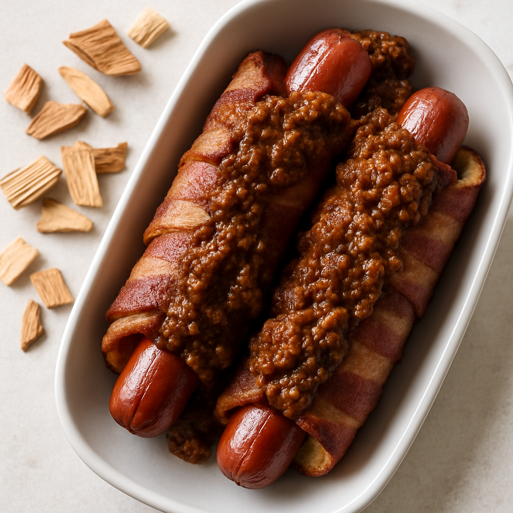 Perros Calientes Envueltos en Tocino