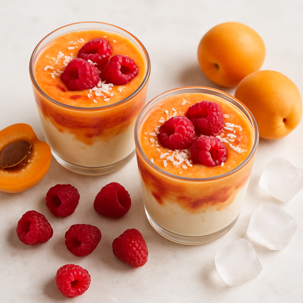 Apricot Melba Smoothies