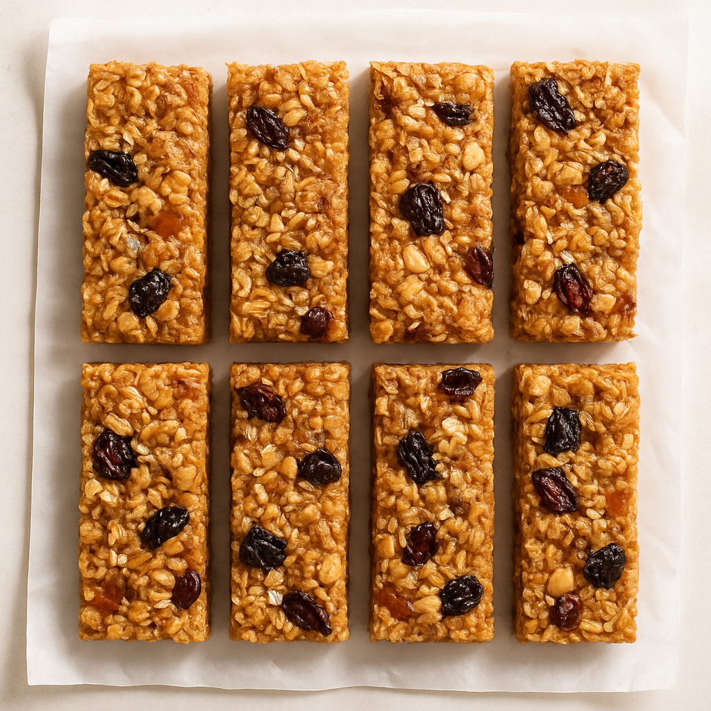 Crunchy Homemade Granola Bars