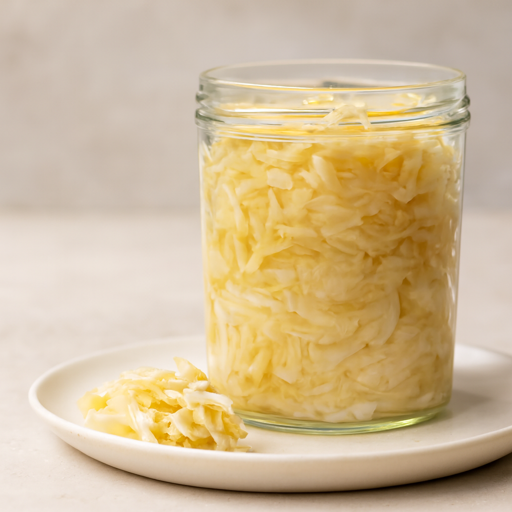 Homemade Fermented Sauerkraut