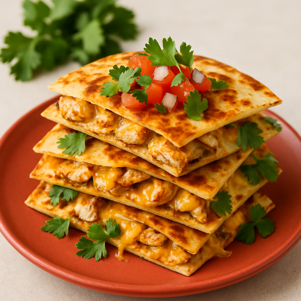 Grilled Honey Lime Chicken Quesadillas