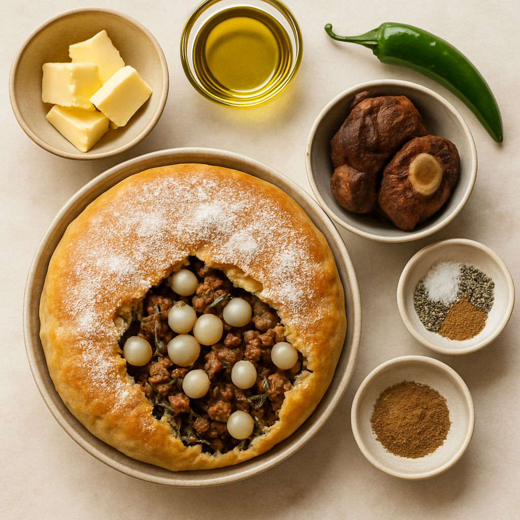 Veal and Pearl Onion B'stilla