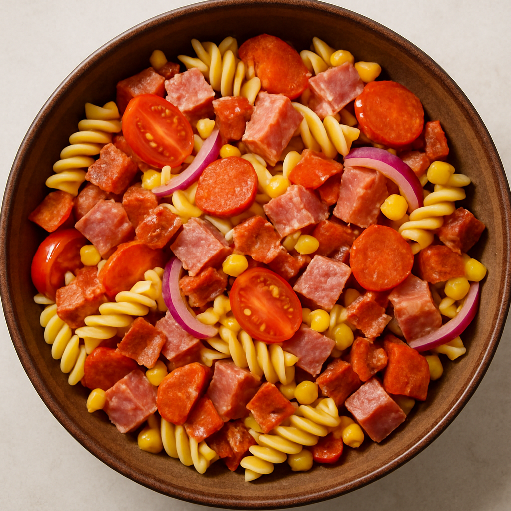 Meat Lover's Pasta Salad