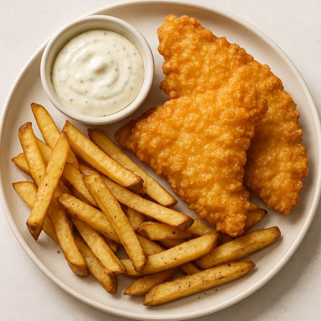 Crispy Crunchy Fish and Chips