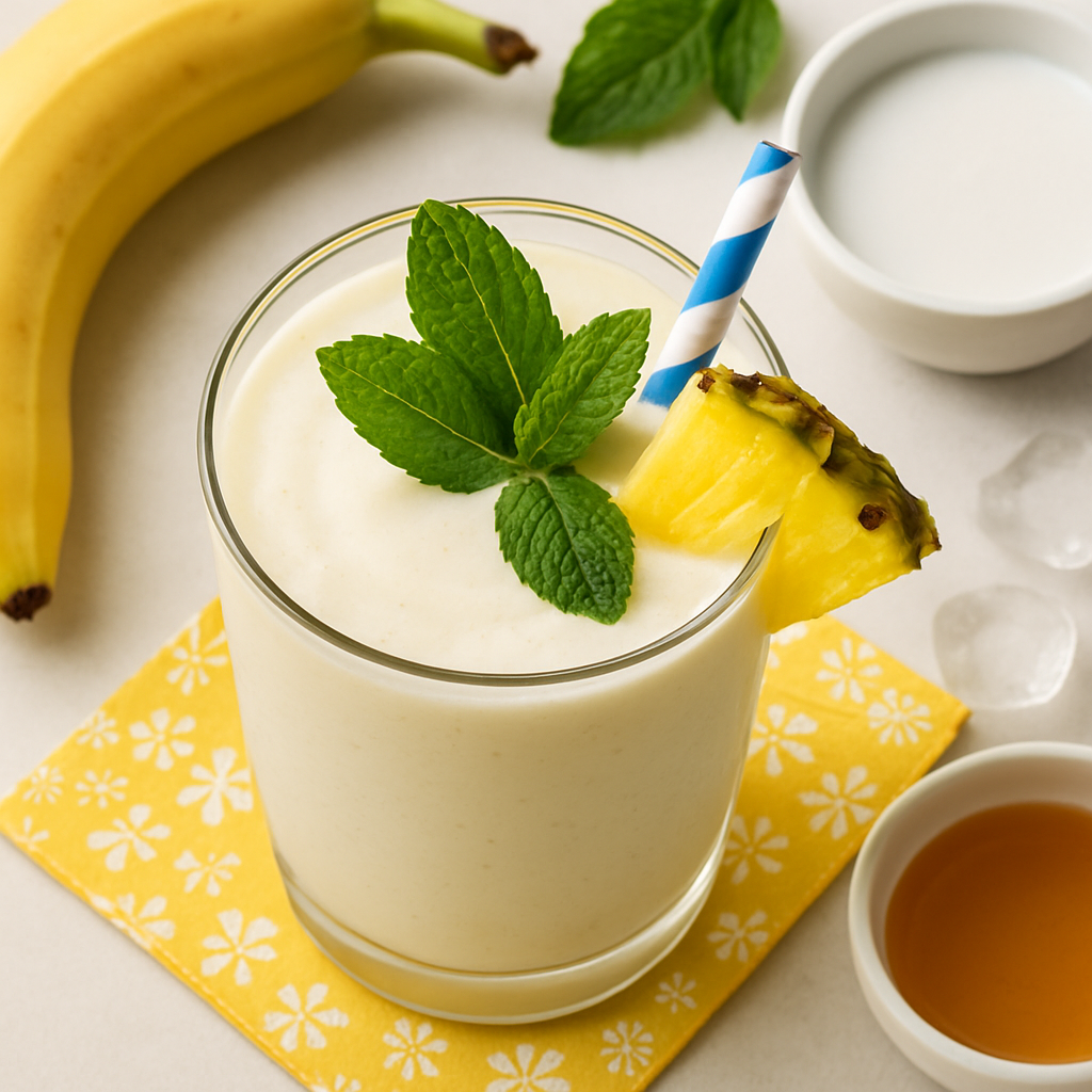 Minty Tropical Smoothie