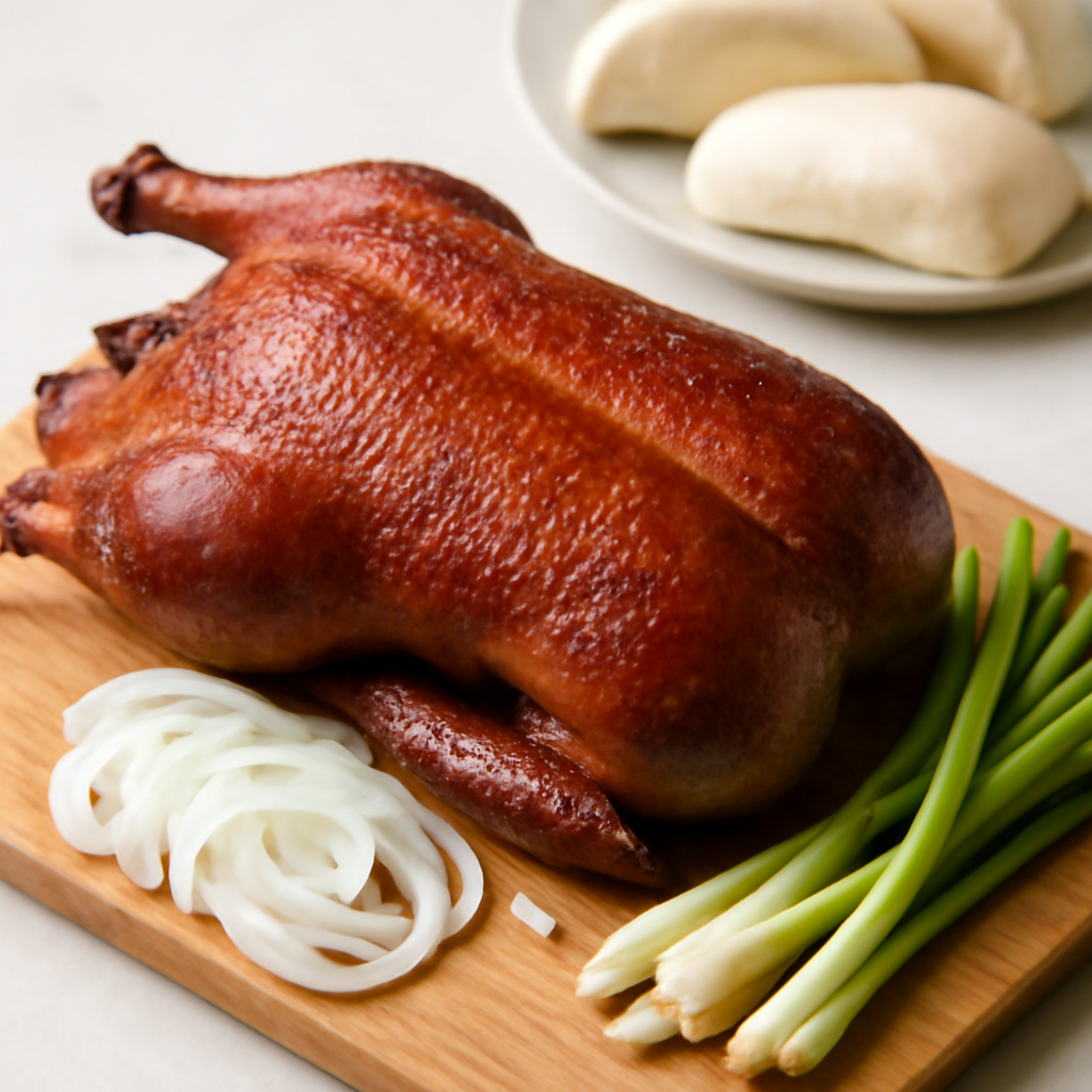 Smoked Duck with Chinese Steamed Buns