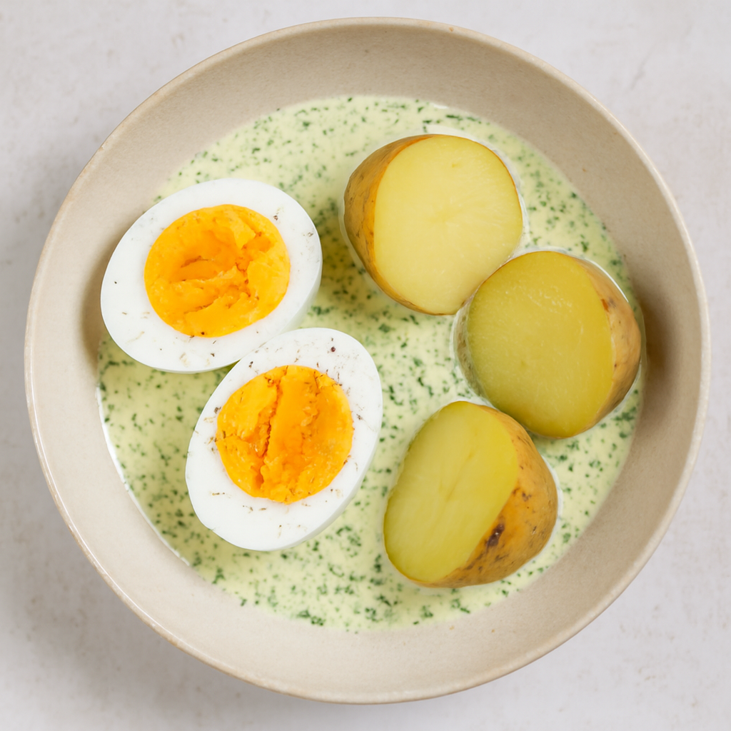 Ensalada de Papas Alemana Clásica con Hierbas
