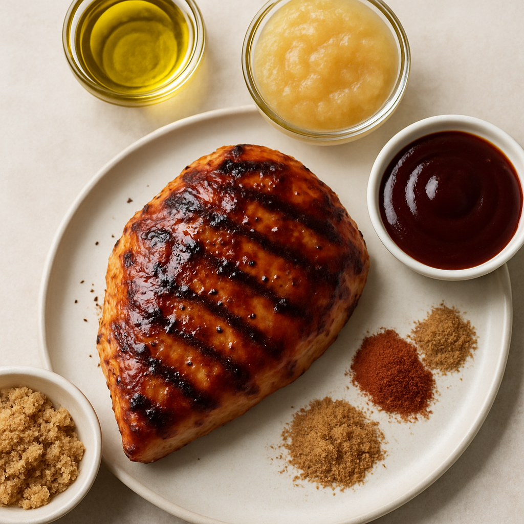 Easy Applesauce Grilled Chicken