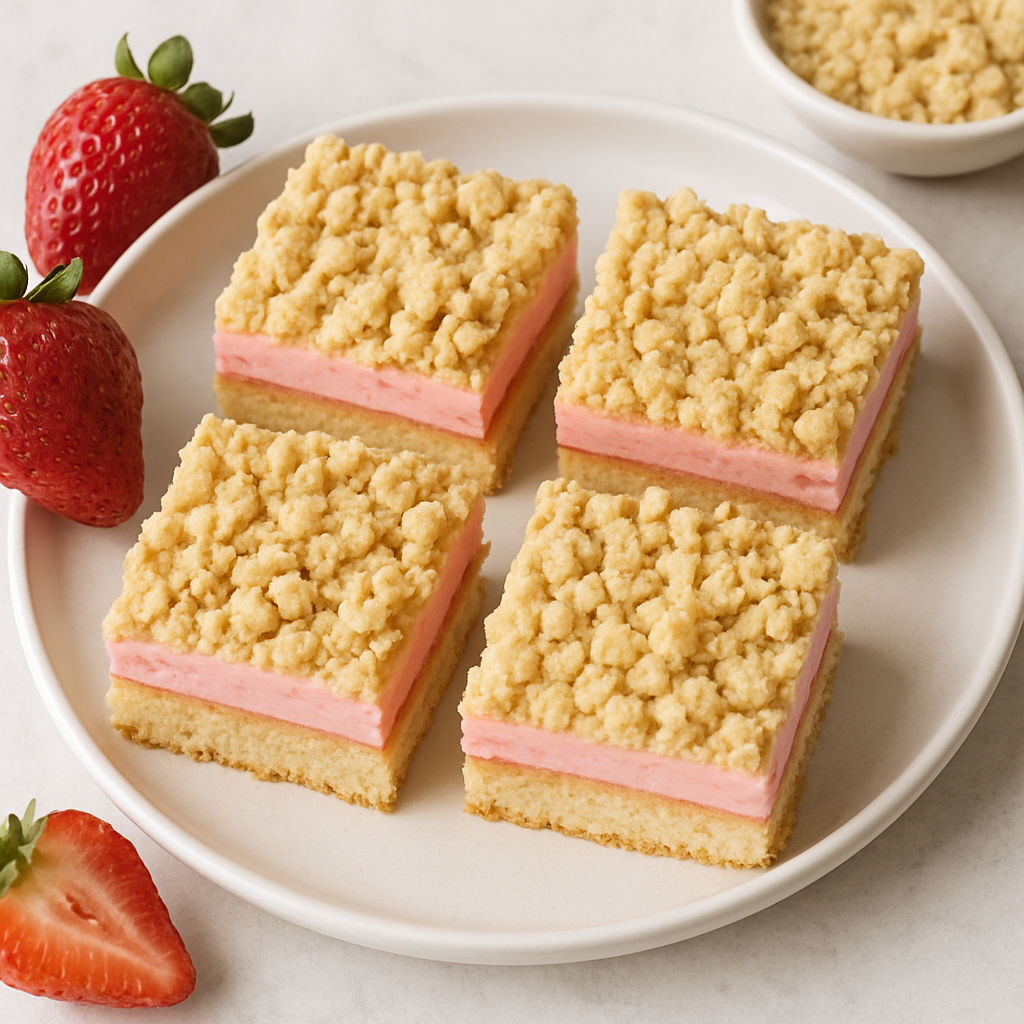 Strawberry Shortcake Bars