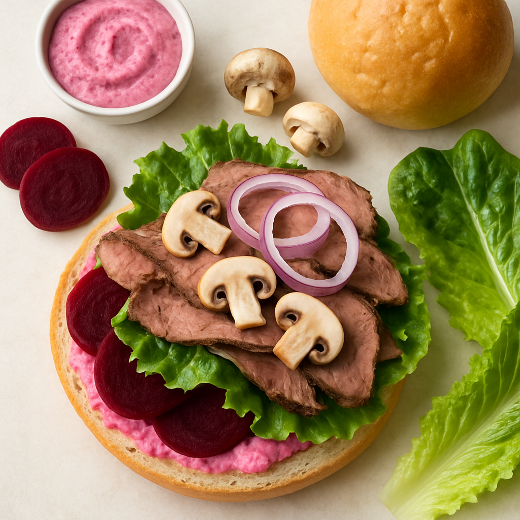 Beef Sandwich with Horseradish Spread