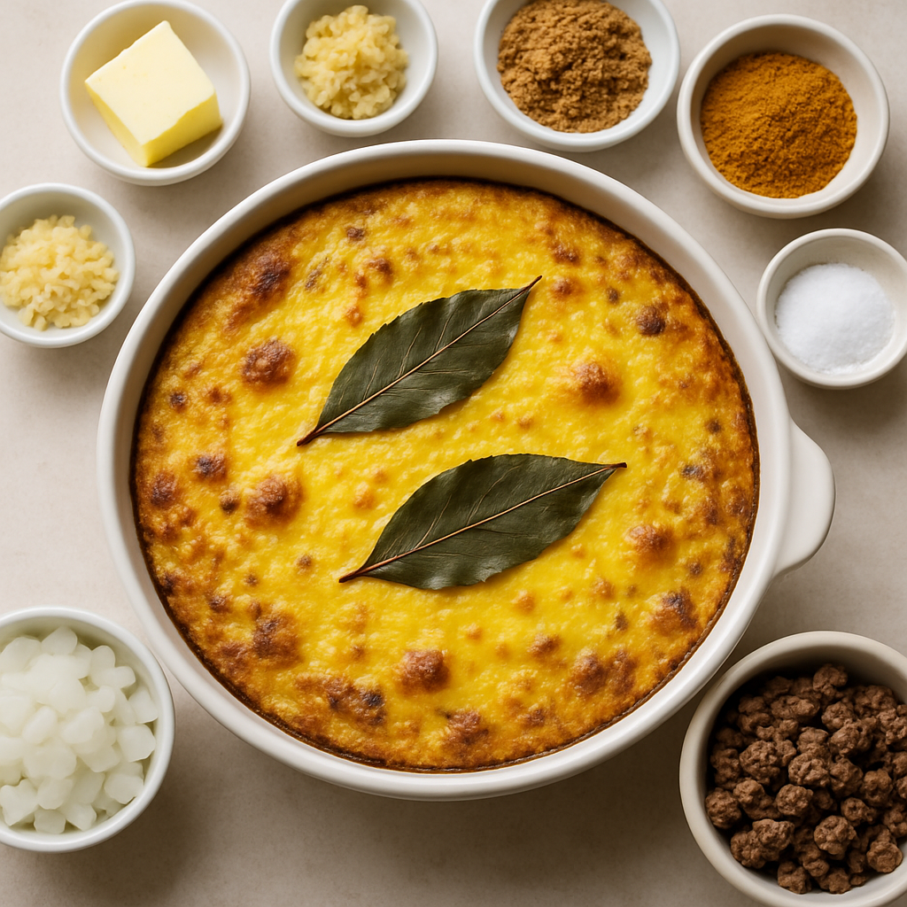 Traditional South African Bobotie
