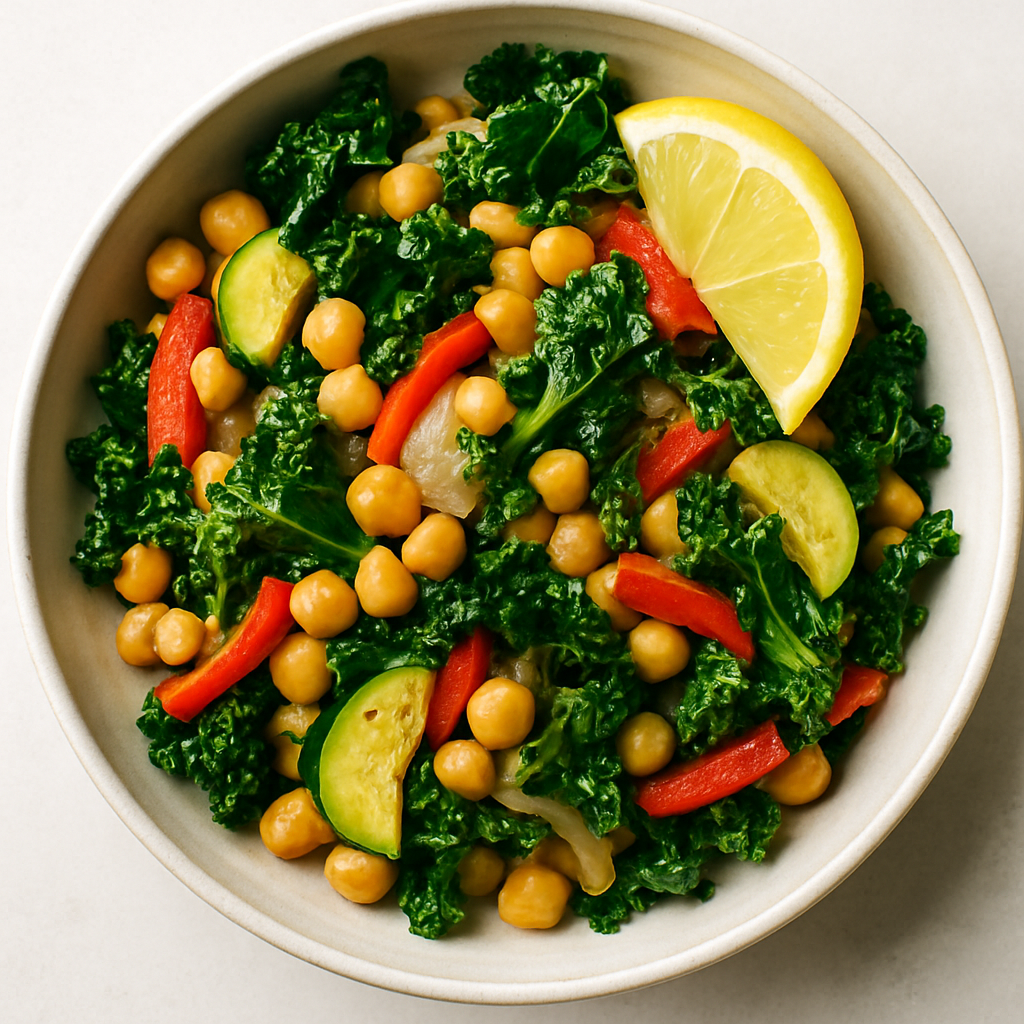 Salteado de Garbanzos al Limón