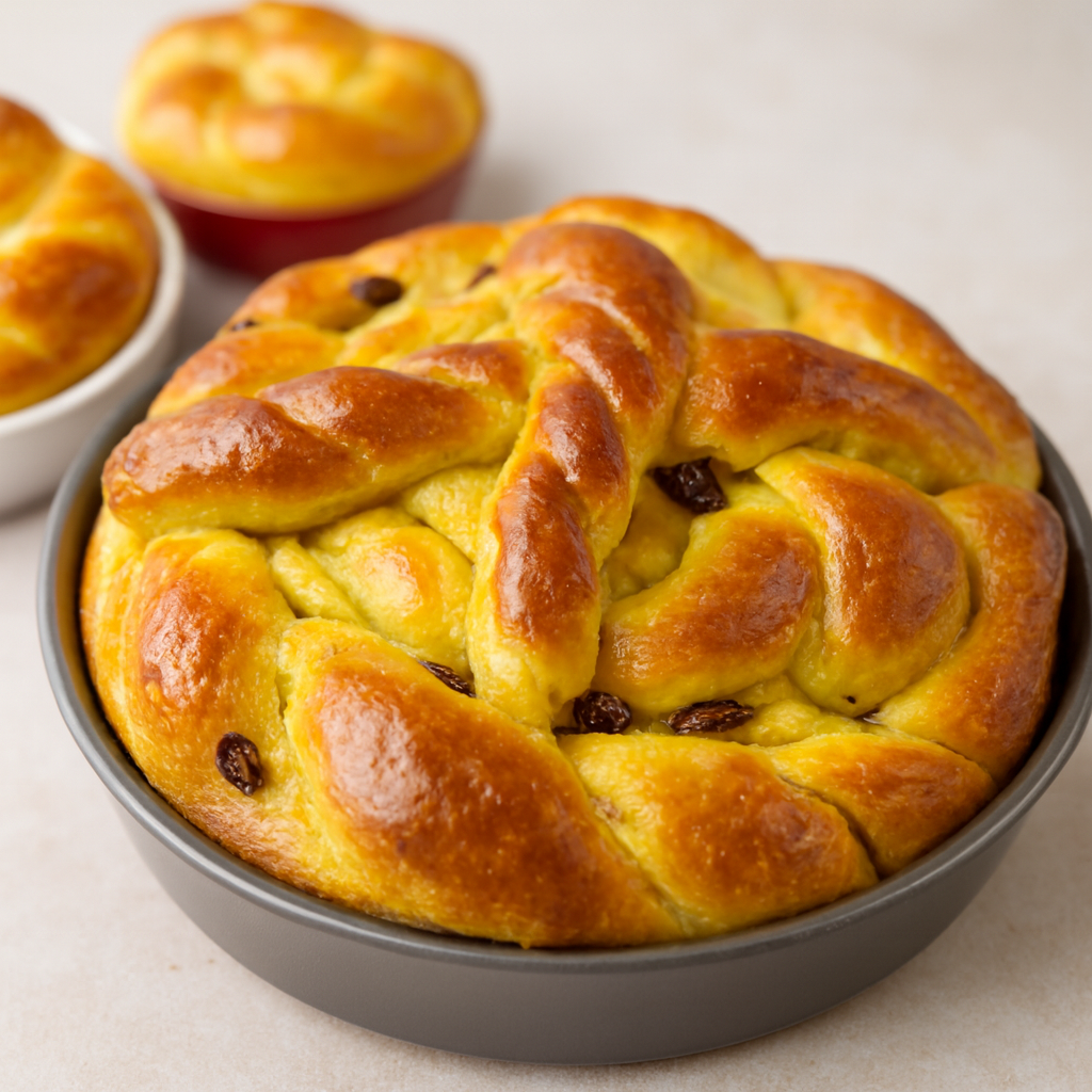 Vegan Paska (Eastern European Easter Bread)