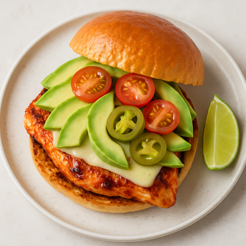 Mexican Chicken Burger